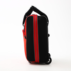 Чемодан на молнии, дорожная сумка, набор 2 в 1, цвет чёрный/красный - Фото 5