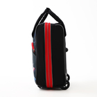 Чемодан на молнии, дорожная сумка, набор 2 в 1, цвет чёрный/красный - Фото 5