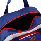 Чемодан на молнии, дорожная сумка, набор 2 в 1, цвет синий/триколор - Фото 12