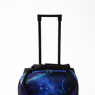 Чемодан на молнии, дорожная сумка, набор 2 в 1, цвет чёрный/синий - Фото 4