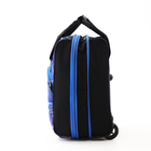 Чемодан на молнии, дорожная сумка, набор 2 в 1, цвет чёрный/синий - Фото 7