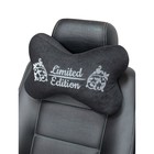 Подушка на подголовник МАТЕХ КОСТОЧКА COMFORT LINE, 38 х 25 х 10 см, черный - фото 23738591