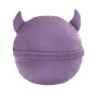 Подушка на подголовник МАТЕХ SMILE LINE, Чертёнок, 30 х 30 х 10 см, фиолетовый - фото 9183519