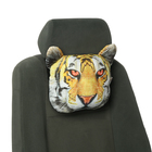 Подушка на подголовник МАТЕХ ANIMALS LINE, Тигр, 30 х 25 х 10 см, оранжевый, черный - фото 9183610
