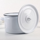 Кастрюля, 7 л, эмалированная сталь, МИКС - Фото 4