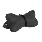 Подушка на подголовник МАТЕХ BIO 32 х 16 х 16 см, серый, лузга гречихи - фото 23738782