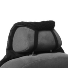 Накидка на сиденье МАТЕХ WARMLY LINE, мех, 137 х 55 см, черный - Фото 4