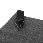 Подушка автомобильная МАТЕХ ECOLOGY LINE, 40 х 40 х 5 см, лузга гречихи, темно-серый - Фото 3