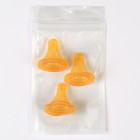 Соска на бутылочку Крошка Я, молочная, классическое горло, от 6 мес., быстрый поток, 2 шт. - фото 25281345