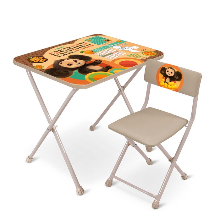 Комплект детской мебели «Чебурашка», стол, стул - Фото 1
