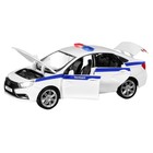 Машина металлическая «Lada Vesta. Полиция» седан, 1:24, открываются двери, капот, багажник, свет и звук, инерция - Фото 4