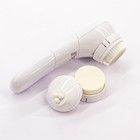 Массажер для микродермобразии кожи лица SR-02E, 3 насадки, влагостойкий, 2 х АА, белый - Фото 2