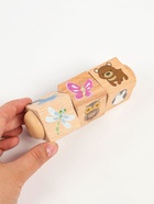 Кубики деревянные «Живая природа», на оси, 3 кубика - Фото 8