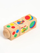 Кубики деревянные Десятое Королевство «Цвет», на оси, 3 кубика - Фото 4