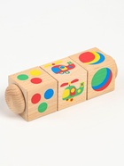 Кубики деревянные Десятое Королевство «Цвет», на оси, 3 кубика - Фото 7