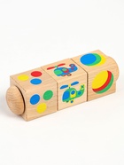 Кубики деревянные Десятое Королевство «Цвет», на оси, 3 кубика - Фото 8