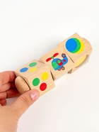 Кубики деревянные Десятое Королевство «Цвет», на оси, 3 кубика - Фото 9