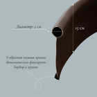 Лента бордюрная, 0.15 × 10 м, толщина 2 мм, пластиковая, коричневая, KANTA - фото 9074959