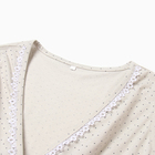 Комплект женский для беременных (сорочка/халат), цвет серый, размер 46 - Фото 6