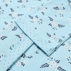 Комплект женский для беременных (сорочка/халат), цвет небесный, размер 48 - фото 23768679