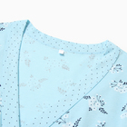 Комплект женский для беременных (сорочка/халат), цвет небесный, размер 48 - Фото 10