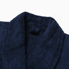 Халат мужской, "Банный", цвет темно-синий, размер 48 - Фото 2