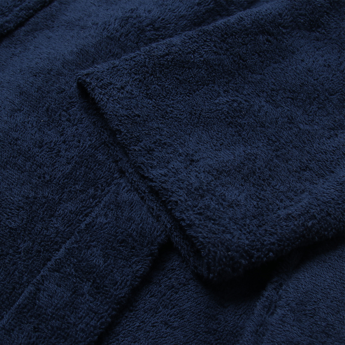 Халат мужской, "Банный", цвет темно-синий размер 56