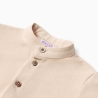 Комплект для мальчика (рубашка, шорты) MINAKU, рост 74-80 см, бежевый - фото 52070653