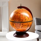 Глобус-бар декоративный настольный «Винтажная карта», подставка для бутылок, 46×41×56.5 см - Фото 4