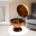 Глобус-бар декоративный настольный «Винтажная карта», подставка для бутылок, 46×41×56.5 см - Фото 5