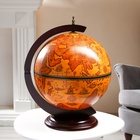 Глобус-бар декоративный настольный «Винтажная карта», подставка для бутылок, 46×41×56.5 см - Фото 8