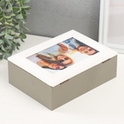 Шкатулка для украшений с фоторамкой 10×15 см «Классика», дерево, 20×15×7.5 см 9717049