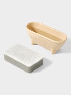 Подставка для губки Magistro Crotone, бежевая - Фото 6