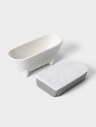 Подставка для губки Magistro Argos, белая - Фото 5