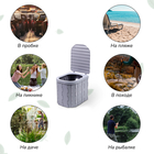 Туалет складной, 12 одноразовых пакетов, 12 пакетов абсорбента, сумка, Greengo - Фото 2