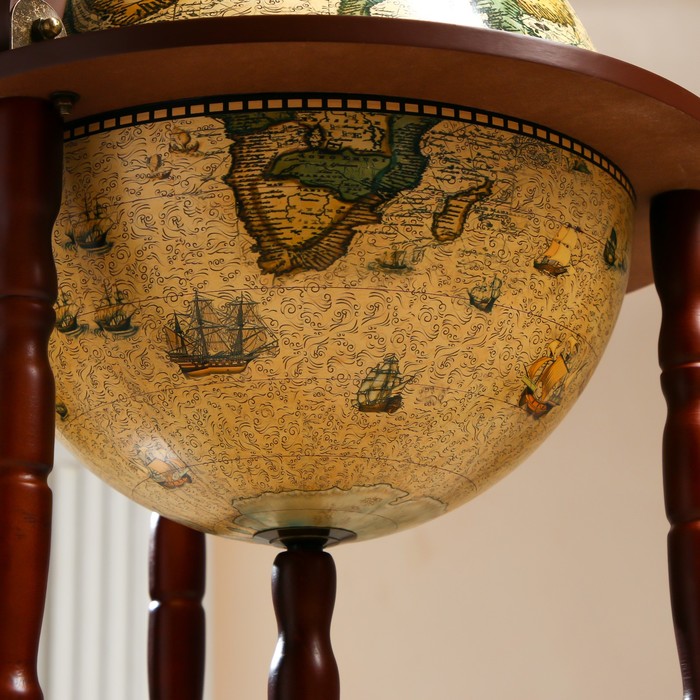 Глобус бар декоративный "Морское путешествие" 88х44,3х44,3 см - фото 1906600735