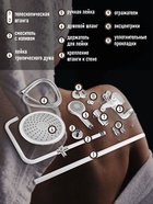 Душевая система ZEIN Z1012, смеситель, тропическая и ручная лейка, латунь, белый/хром - Фото 5