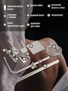 Душевая система ZEIN Z1009, смеситель, тропическая и ручная лейка, нержавеющая сталь, сатин 9756652