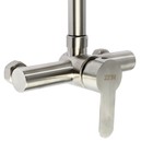 Душевая система ZEIN Z1010, смеситель, тропическая лейка, рычаг, нержавеющая сталь, сатин - Фото 10