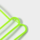 Плечики - вешалки для одежды Доляна «Домик», 5 шт., детские, многоуровневые, 29×39.5 см, зелёные - Фото 4