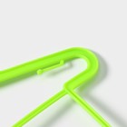 Плечики - вешалки для одежды Доляна «Домик», 5 шт., детские, многоуровневые, 29×39.5 см, зелёные - Фото 5