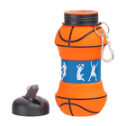 Бутылка для воды "Баскетбольный мяч", 550 мл, складная, 18 х 8.7 см - Фото 4