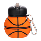Бутылка для воды "Баскетбольный мяч", 550 мл, складная, 18 х 8.7 см - Фото 7