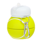 Бутылка для воды "Тенисный мяч", 550 мл, складная, 18 х 8.7 см - фото 9074995