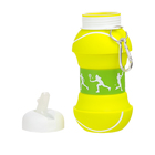 Бутылка для воды "Тенисный мяч", 550 мл, складная, 18 х 8.7 см - Фото 4