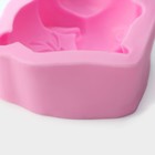 Молд Доляна «Зайчик», силикон, 9,5×8,2×4 см, цвет розовый - фото 4419305