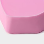 Молд Доляна «Зайчик», силикон, 9,5×8,2×4 см, цвет розовый - фото 4419306