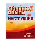 Набор для опытов «Осенние опыты», 8 опытов, в пакете - фото 9618878