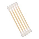 Ватные палочки, пакет 200 шт., наконечник - классика, хлопок/бамбук(стик) - Фото 5