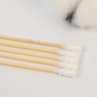 Ватные палочки, пакет 200 шт., наконечник - спираль, хлопок/бамбук(стик) - Фото 3